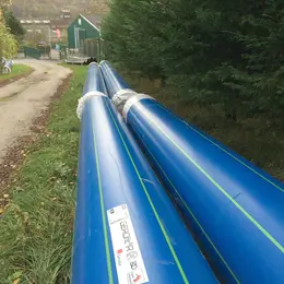 GEROfit® NEXUS Ortbares Schutzmantelrohr für Spülbohren (HDD) PE Trinkwasserdruckrohr