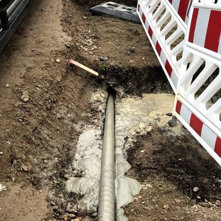 EMDS Hochleistungsklasse PE100-RC Kabelschutzrohr Spülbohren (HDD) Rohreinzug Bohrkanal