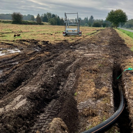 RCprotect® Abwasserdruckrohr Fräsververahren Marcardsmoor - Wiesmoor Ringbundanhänger Abwicklung