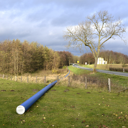 GEROfit® REX Barrier pipe Trinkwasserleitung Spycker Glowe Rügen HDD Rohreinzug Umweltschutz Rohrendenverschluss DVGW