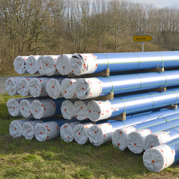 GEROfit® REX Barrier pipe Trinkwasserrohr Schutzmantel Spycker Glowe Rügen Spülbohren Rohrstapel